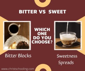 Bitter VS sweet