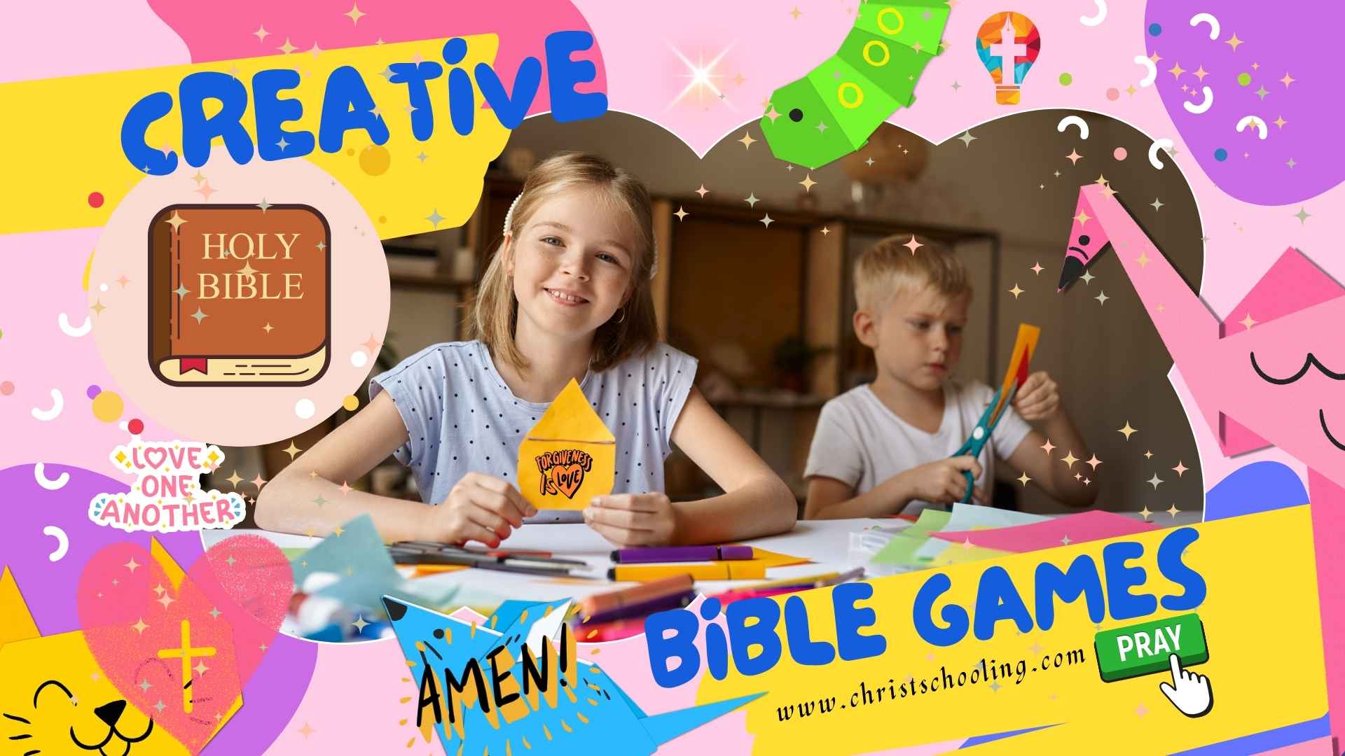 Creative Bible Games and Crafts for Younger Kids